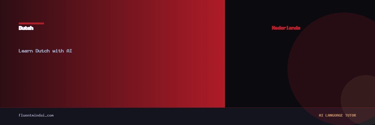 Learn Dutch with AI — FluentMind AI