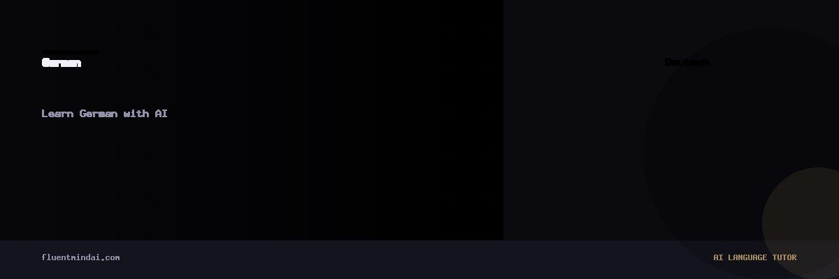 Learn German with AI — FluentMind AI