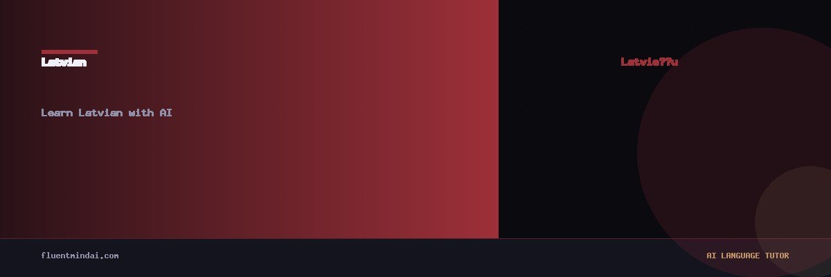 Learn Latvian with AI โ FluentMind AI
