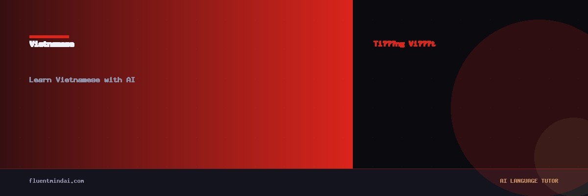 Learn Vietnamese with AI — FluentMind AI